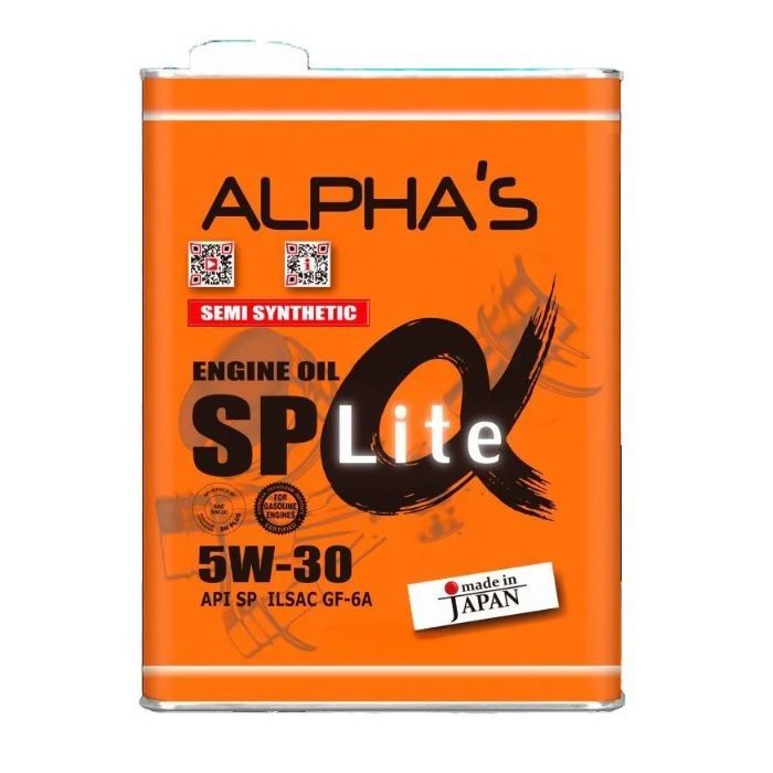 Масло моторное Alphas 5W30 Lite SP/GF-6A 4L - полусинтетика