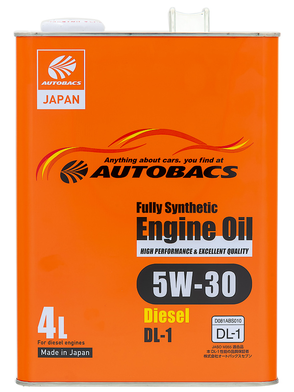 Масло моторное Autobacs Diesel 5W30 DL-1 4L