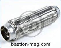 Гофра глушителя JD d55mm-280mm - с тройной оплеткой