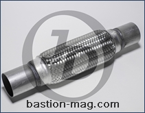 Гофра глушителя JD d45mm-200mm-300mm - с тройной оплеткой