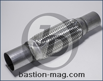 Гофра глушителя JD d51mm-210mm-320mm - с тройной оплеткой
