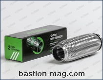 Гофра глушителя JD d45mm-150mm - с тройной оплеткой