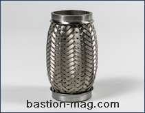 Гофра глушителя JD d50mm-120mm - с тройной оплеткой