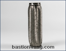 Гофра глушителя JD d55mm-250mm - с тройной оплеткой