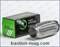 Гофра глушителя Tixona d45mm -150mm с внутренним металлорукавом